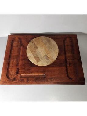 Vintage Baribocraft Charcuterie Board: Mid Century Retro Kitchen Decor
